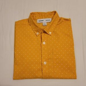 Kids Mustard Polka Dot Shirt